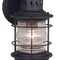 Vaxcel Hyannis 1 Light Black Coastal Lantern Cylinder Outdoor Wall Lantern Clear Glass OW37051TB - alternate 3